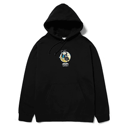 THREE HUNDRED PULLOVER HOODIE BLACK