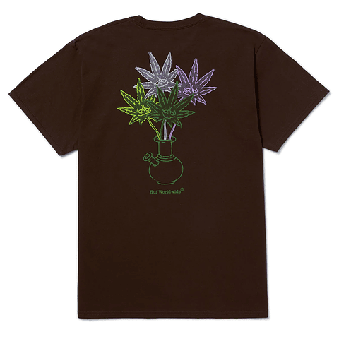 GREEN BUDDY BOUQET T-SHIRT CHOCOLATE