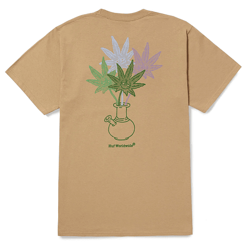 GREEN BUDDY BOUQET T-SHIRT SAND