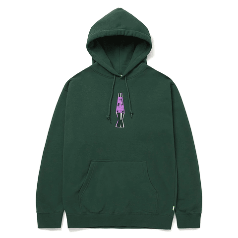 BASEMENT BEANBAG PULLOVER HOODIE FOREST GREEN