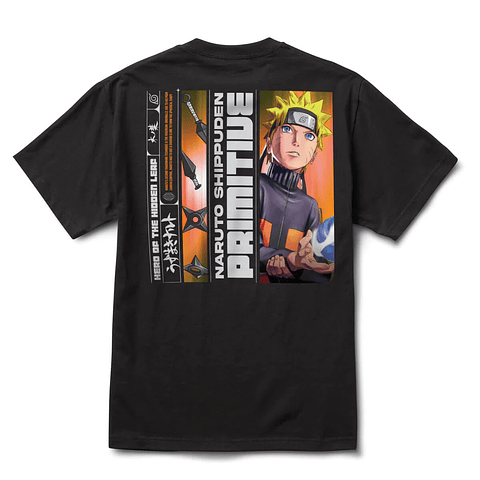 Primitive x Naruto Hero Tee Black