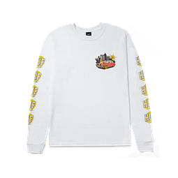 HUF 97 LONG SLEEVE T-SHIRT WHITE