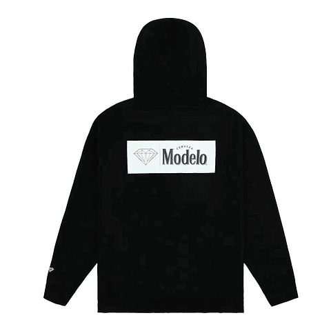 Diamond x Modelo Box Logo Hoodie Black