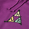 NO-FI TRIPLE TRIANGLE PULLOVER HOODIE GRAPE