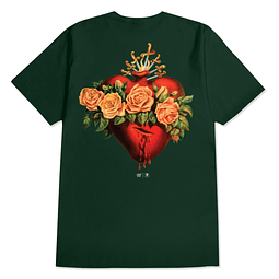 Primitive Heartbreakers Club Sacred Tee Forest Green