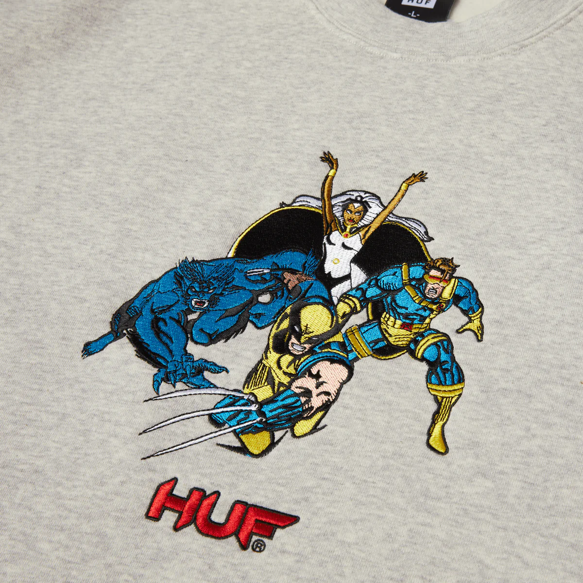 CYBER DAY DINO HUF X X-MEN MUTANT TEAM-UP CREWNECK SWEATSHIR