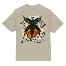 DEATH ANGEL DIAMOND TEE NATURAL