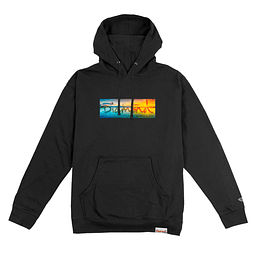 SUNSET DIAMOND HOODIE BLACK