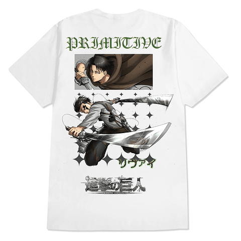 PRIMITIVE X SNK SCOUT TEE WHITE