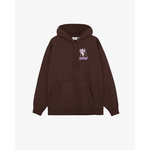 PEACE EYES HEAVYWEIGHT HOOD JAVA BROWN