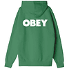 OBEY BOLD HEAVYWEIGHT HOOD SHELL PALM LEAF