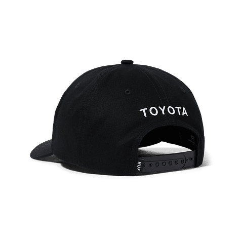 HUF X TOYOTA PARTS & SERVICE SNAPBACK BLACK