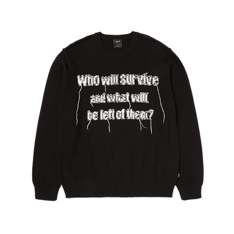 HUF x The Texas Chainsaw Massacre Survive Cable Knit Sweater