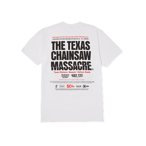 HUF x The Texas Chainsaw Massacre Box Office T-Shirt White