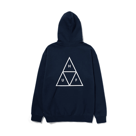 HUF SET TRIPLE TRIANGLE PULLOVER HOODIE NAVY