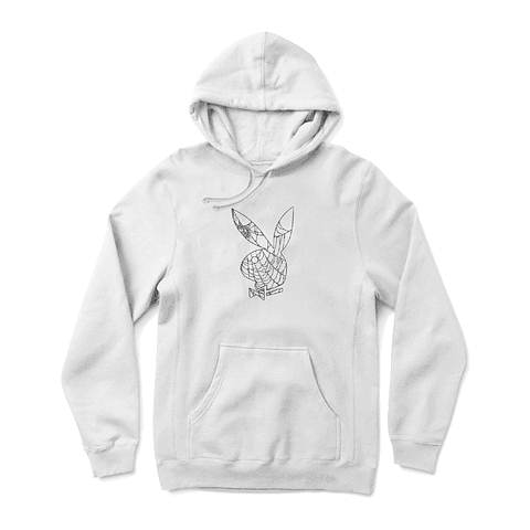 Black Widow Hoodie - White