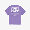 JUSTICE EVERYWHERE HEAVYWEIGHT T-SHIRT PAISLEY PURPLE