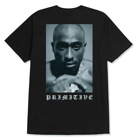 PRIMITIVE X TUPAC ROYALTY TEE BLACK