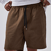 FORMER / PRAYER HERRINGBONE WALKSHORT BROWN