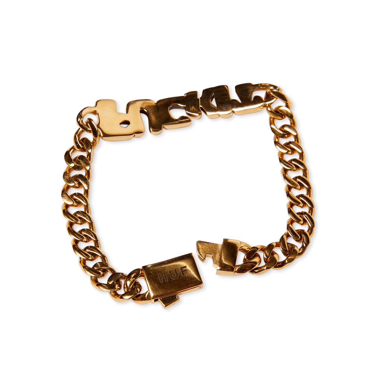 Fuck It Warped Id Bracelet Gold