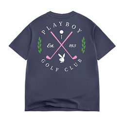 Color Bars x Play Bloy Swing Tee Navy