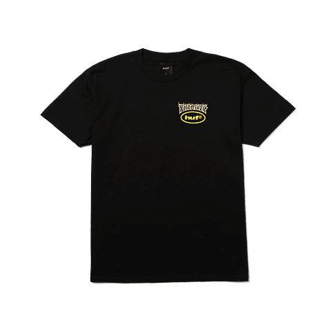 HUF x Thrasher Meltdown T-Shirt Black