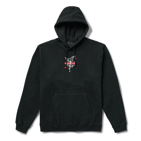 PRIMITIVE MATCH HOOD BLACK