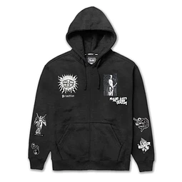 PRIMITIVE HELLO ZIP HOOD