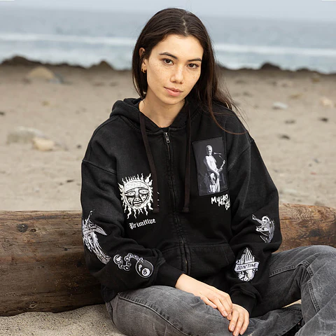 PRIMITIVE HELLO ZIP HOOD