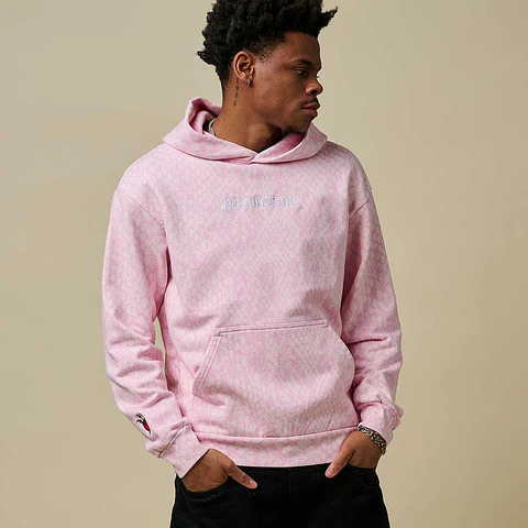 PRIMITIVE SCALES BOXY HOOD PINK
