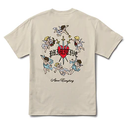TRIUMPH BOXY TEE CREAM