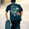 MELTDOWN BOXY TEE BLACK