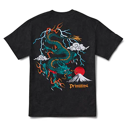 MELTDOWN BOXY TEE BLACK
