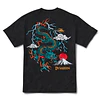 MELTDOWN BOXY TEE BLACK