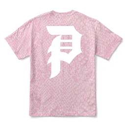 SCALES BOXY TEE PINK