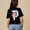 SHOOTER WOMENS CROP TEE BLACK
