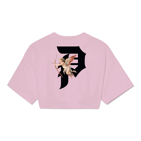 SHOOTER WOMENS CROP TEE PINK