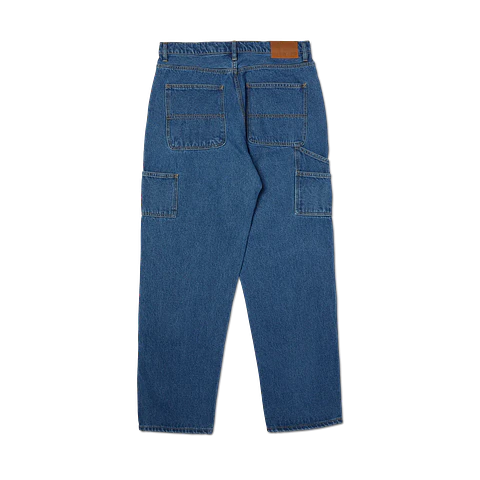 Kinda Loose Double-Knees Stone Wash Indigo