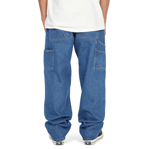 Kinda Loose Double-Knees Stone Wash Indigo
