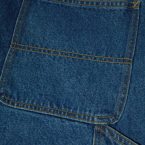Kinda Loose Double-Knees Stone Wash Indigo