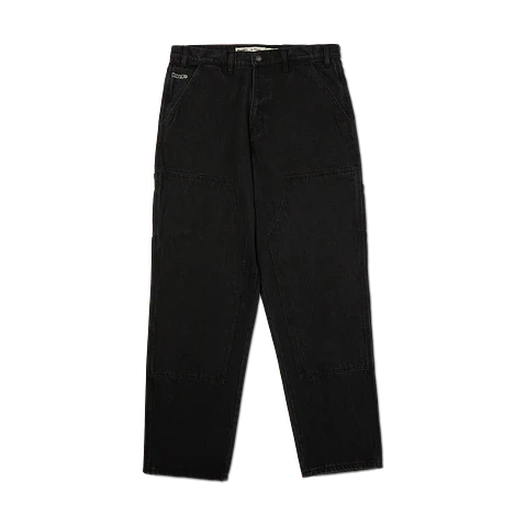 Kinda Loose Double-Knees Faded Black