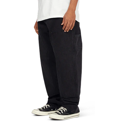 Kinda Loose Double-Knees Faded Black