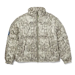 89 Warped Camo Tyvek Puffer