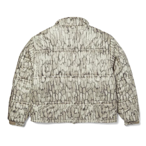 89 Warped Camo Tyvek Puffer