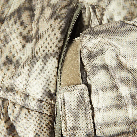 89 Warped Camo Tyvek Puffer