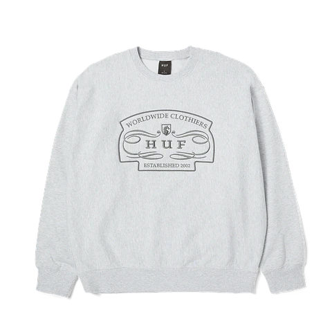 Worldwide Clothiers Crewneck Sweatshirt Heather Grey
