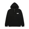 Classic Logo Full-Zip Hoodie Black