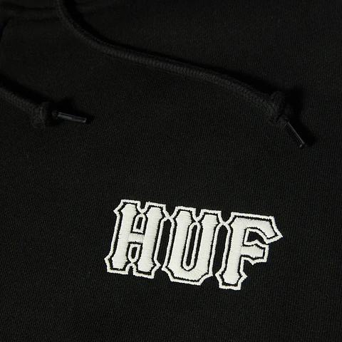 Classic Logo Full-Zip Hoodie Black