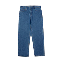 Basic Ass Jeans Faded Stone Wash Indigo