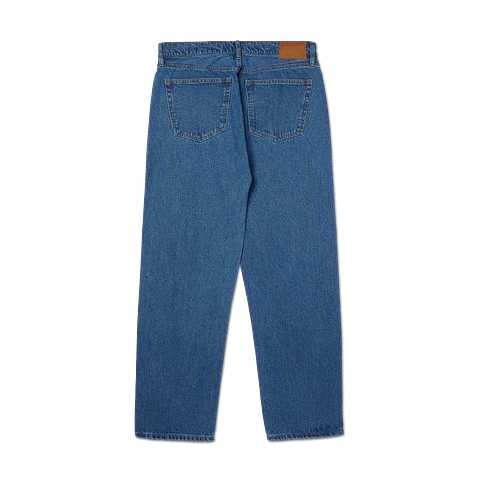 Basic Ass Jeans Faded Stone Wash Indigo